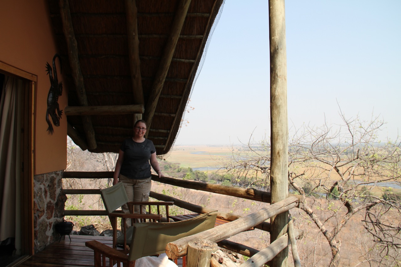 Arriving at Muchenje, near Chobe park in Botswana