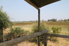 The view from our tent at Little Vumbura